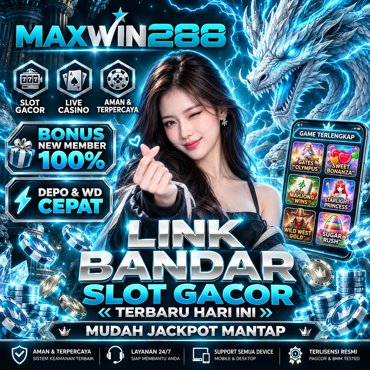SLOT88: Link Daftar Bandar Situs Slot Gacor Resmi Mudah Maxwin Hari ini