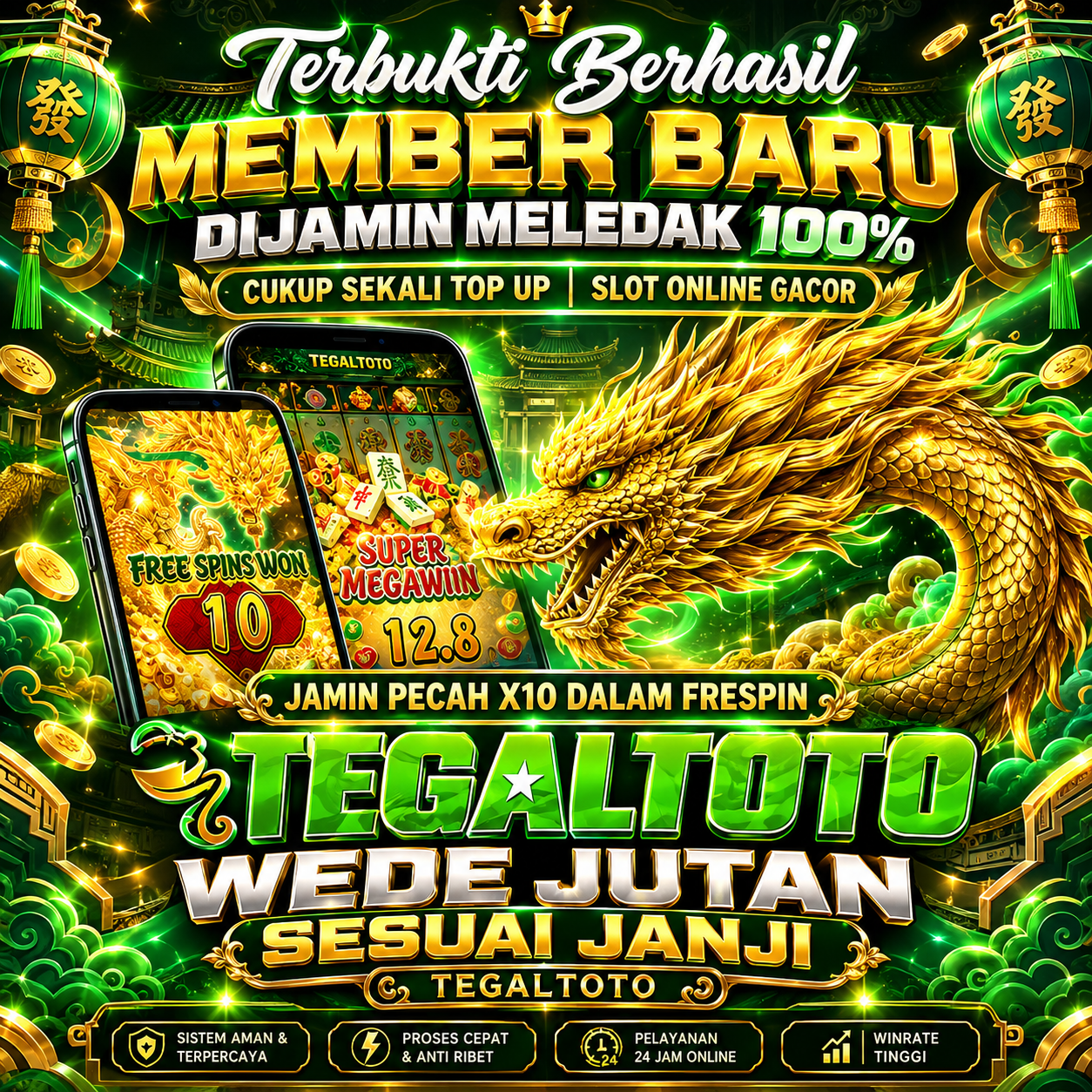 TEGALTOTO: Situs Mudah Menang Terbaru 2027 Situs Slot Gacor Toto Togel Resmi Terpercaya by Hey siriusly