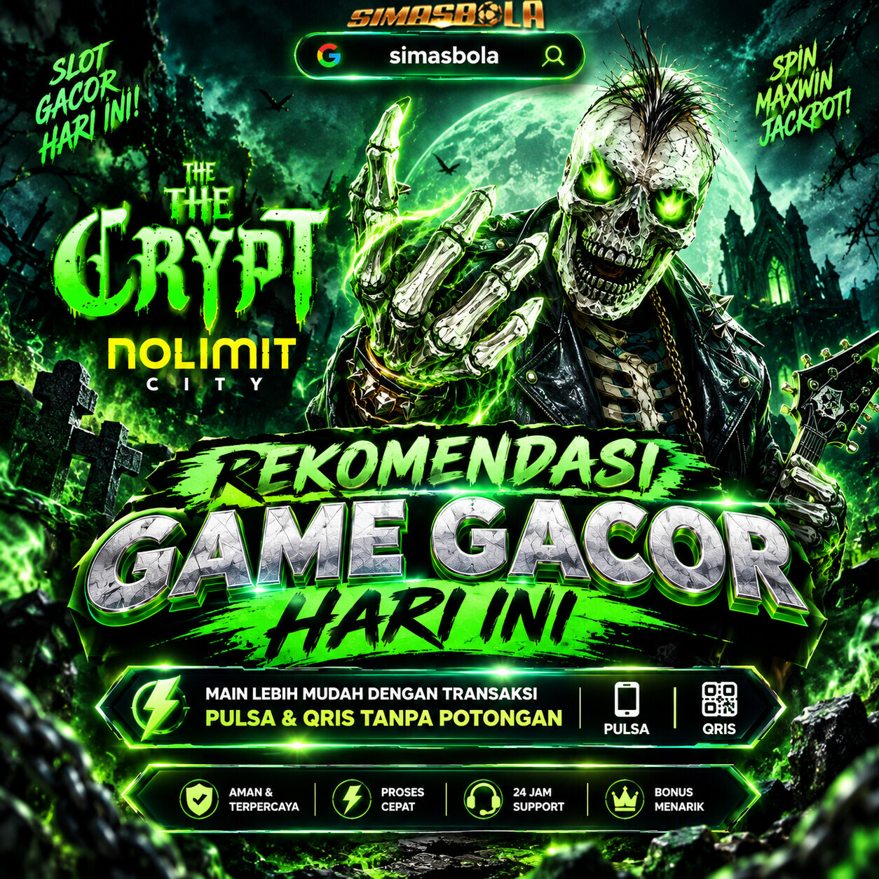 SIMASBOLA PG Soft Banner Utama