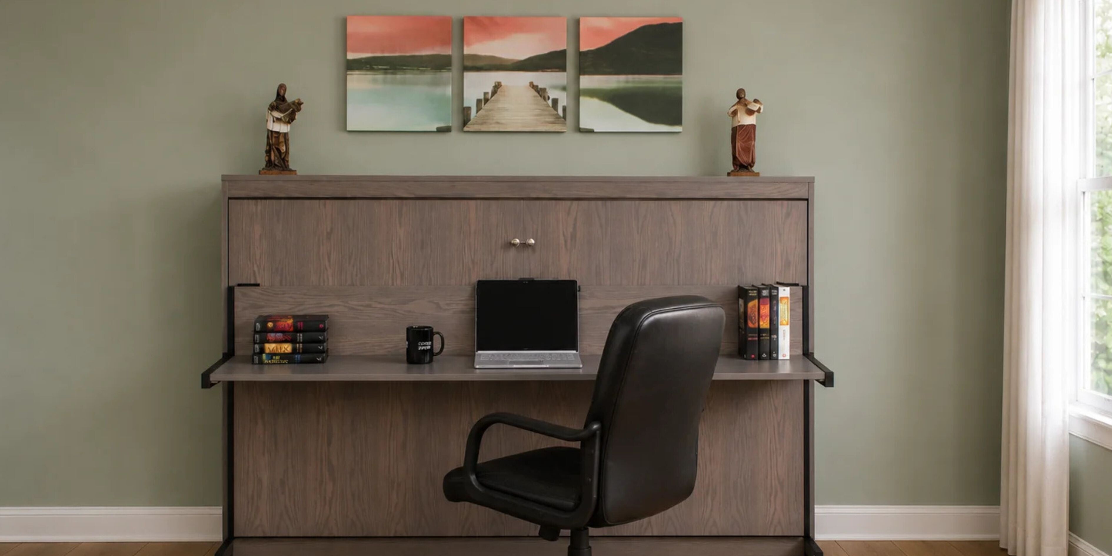 Murphy bed with desk (2)