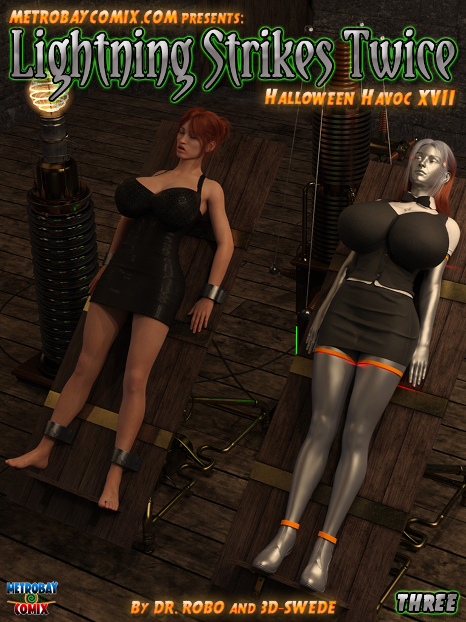 Metrobaycomix - Halloween Havoc XVII - Lightning Strikes Twice 03 3D Porn Comic
