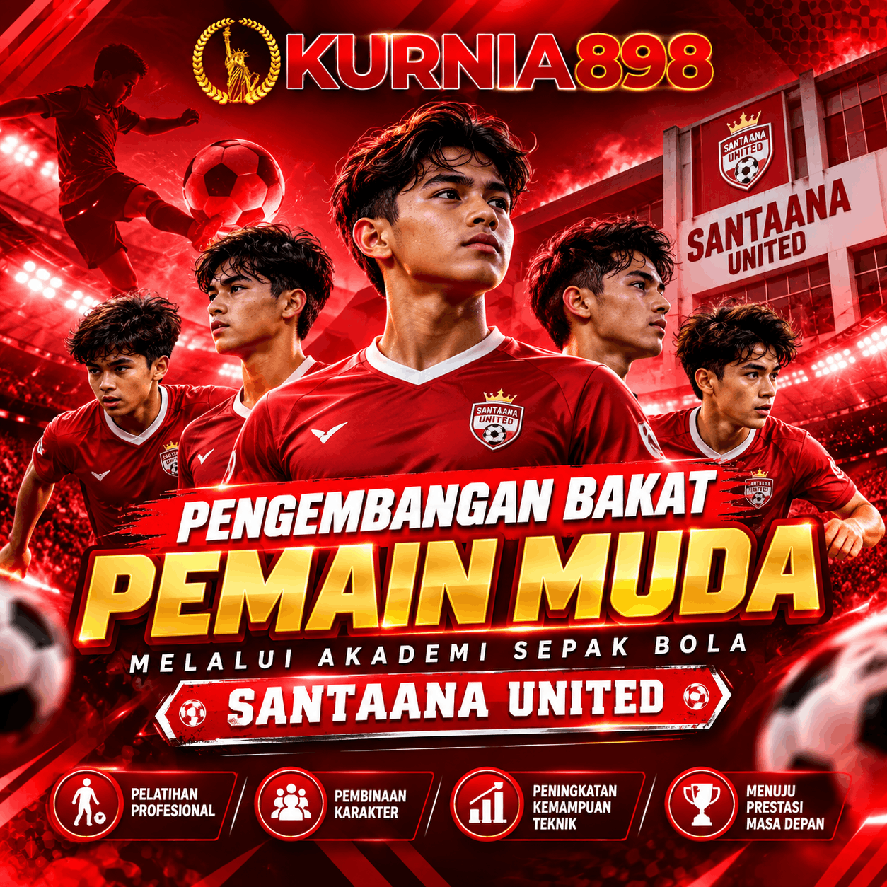 KURNIA898: Program Pembinaan dan Pengembangan Pemain Sepak Bola Muda