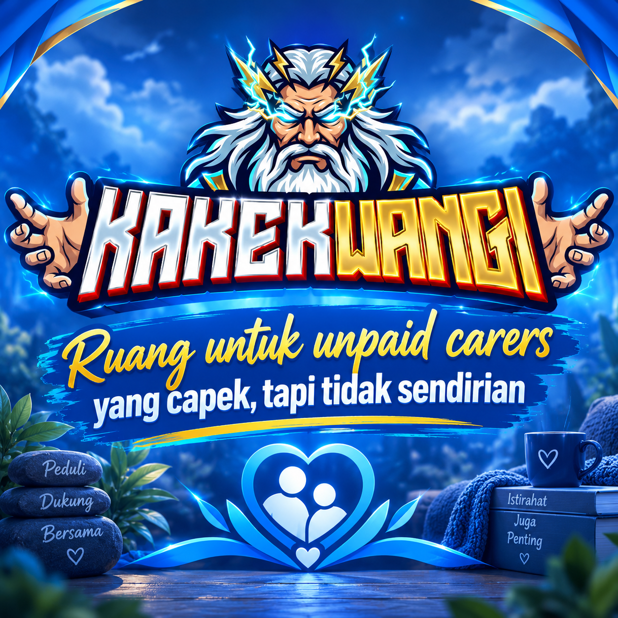 KAKEKWANGI | Ruang untuk unpaid carers yang capek, tapi tidak sendirian