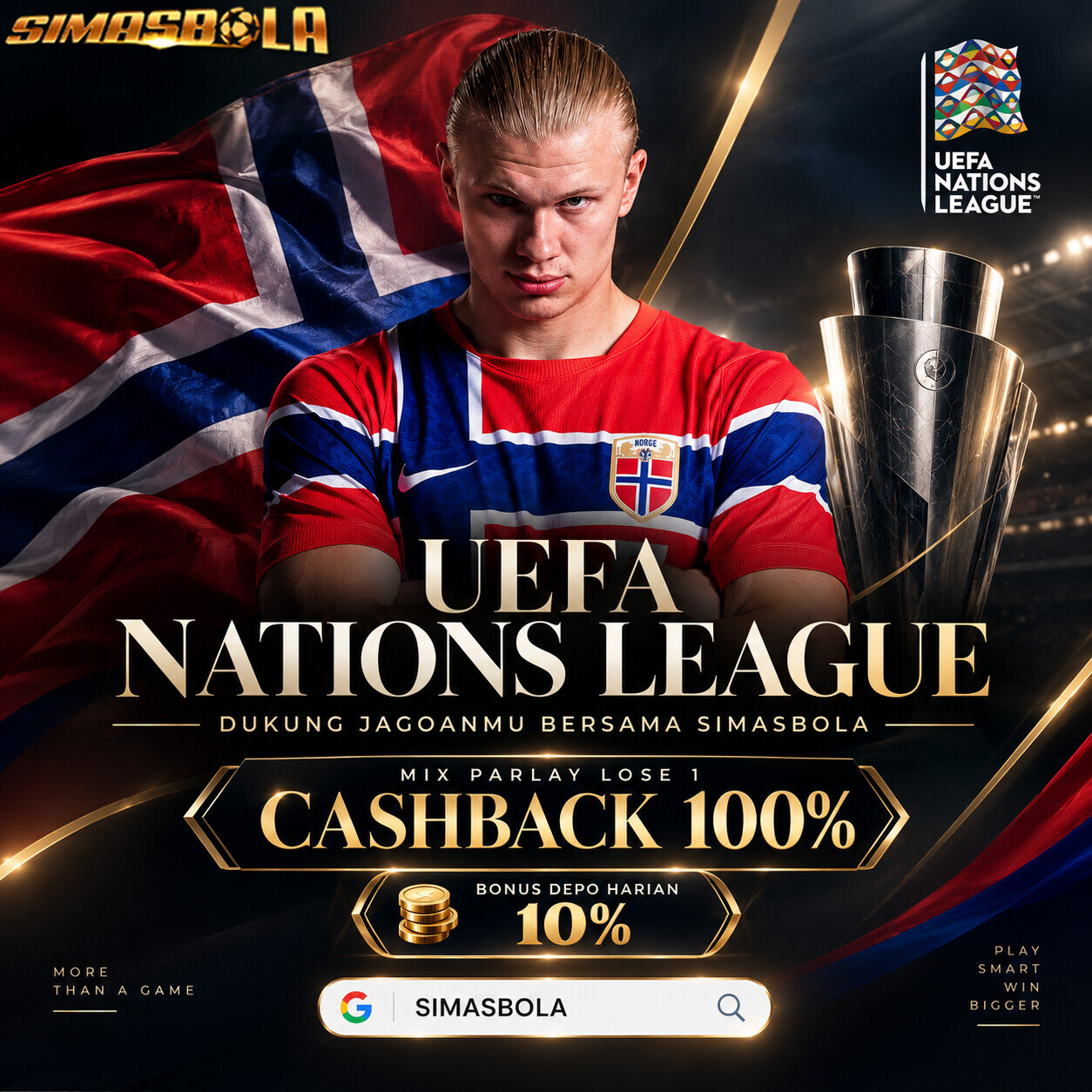 Promo Event Simasbola Mix Parlay Kalah 1 Cashback 100%