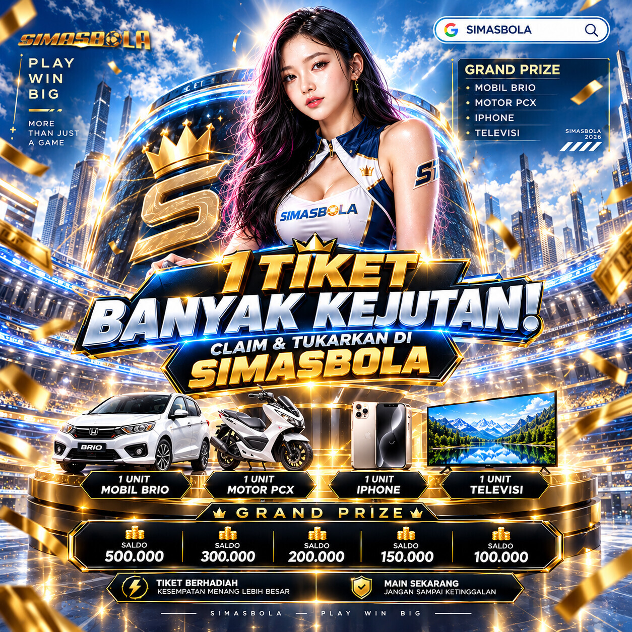 Main Banner Lucky Spin SIMASBOLA