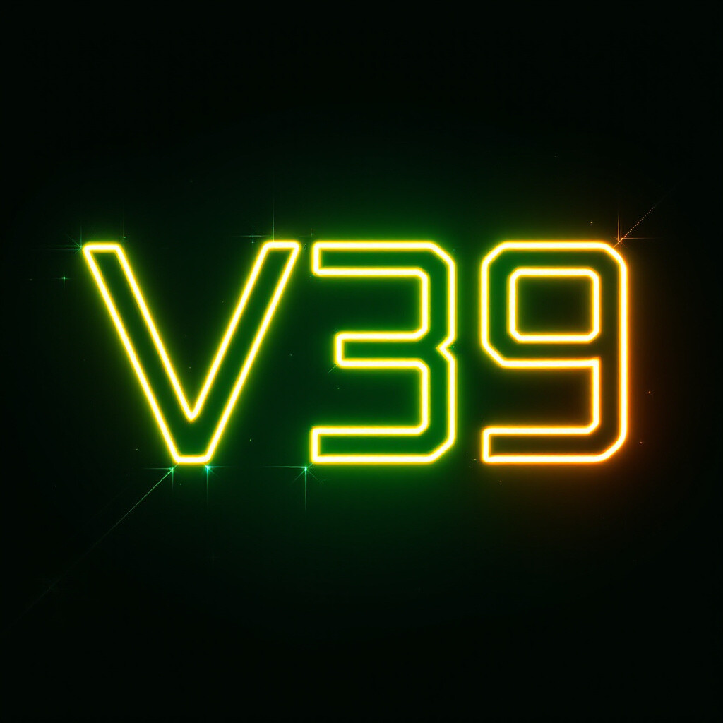 Banner Aplikasi V39 dengan akses permainan digital