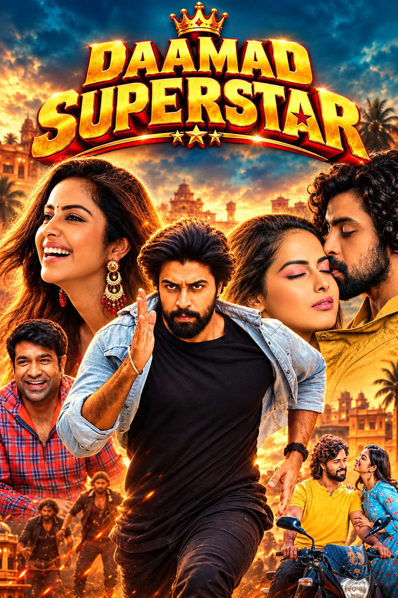 Damad Superstar 2026 Hindi Dubbed Movie ORG 720p WEBRip 1Click Download