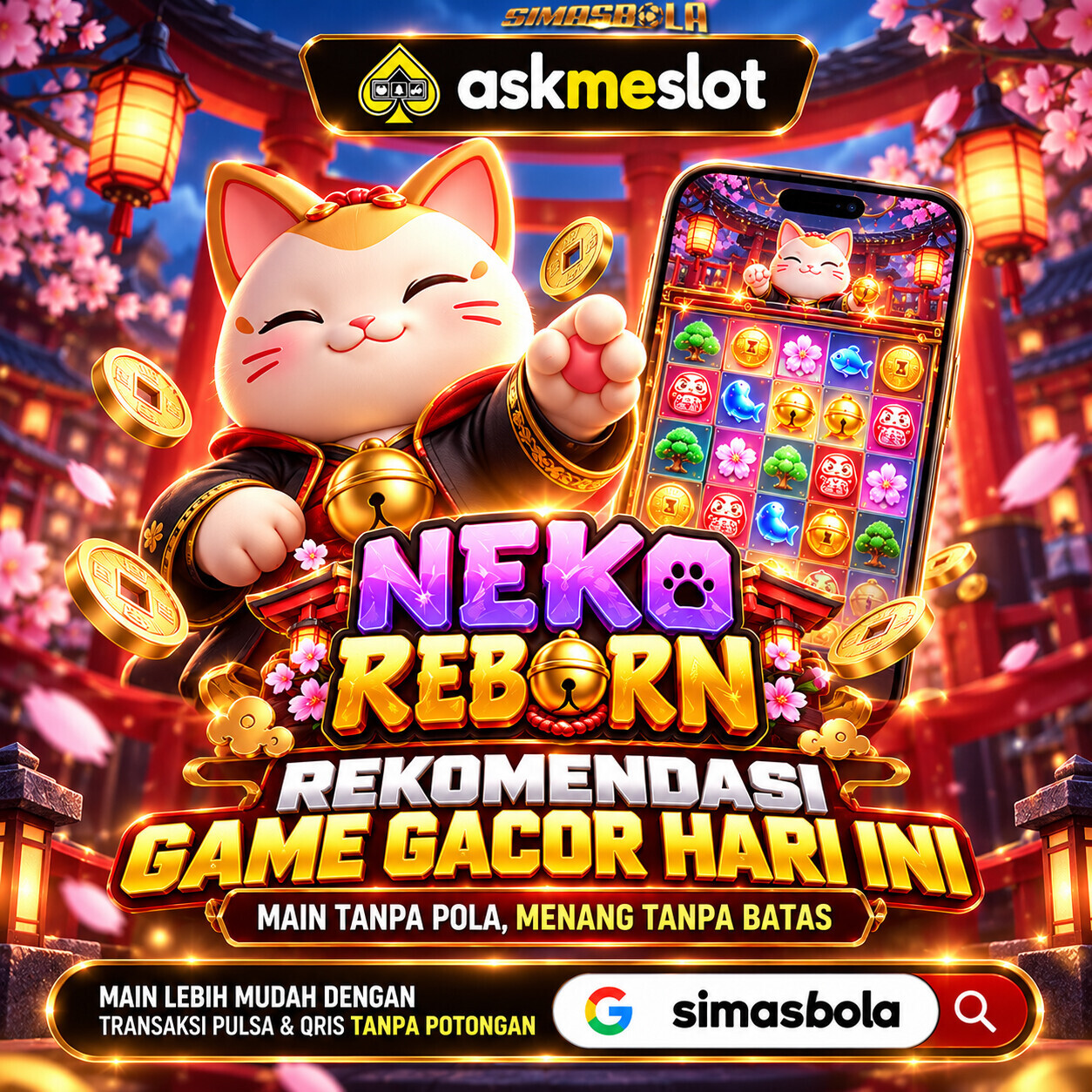 SIMASBOLA Rekomendasi Slot Gacor Hari Ini