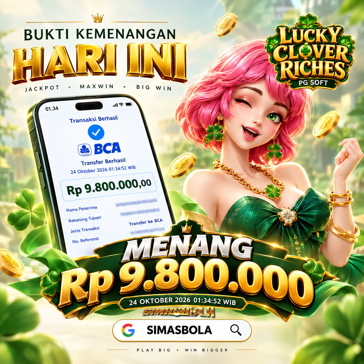 Bukti Kemenangan SIMASBOLA