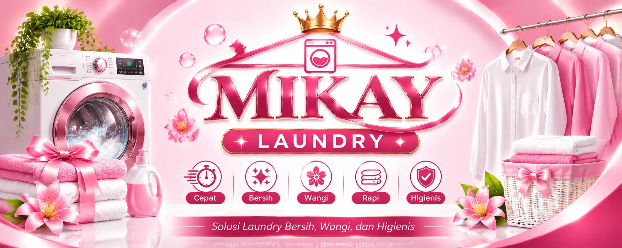 Banner promosi MIKAY LAUNDRY
