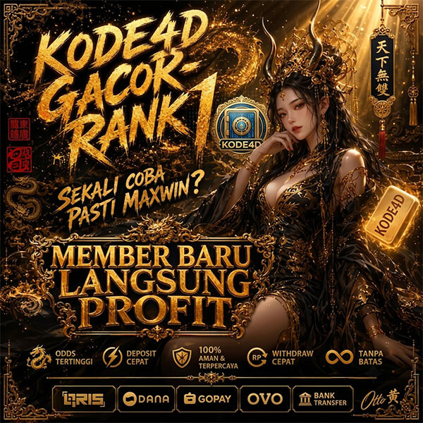 KODE4D: Link Mulai Game Slot 4D Layanan Cepat Dengan Perlindungan Super Canggih