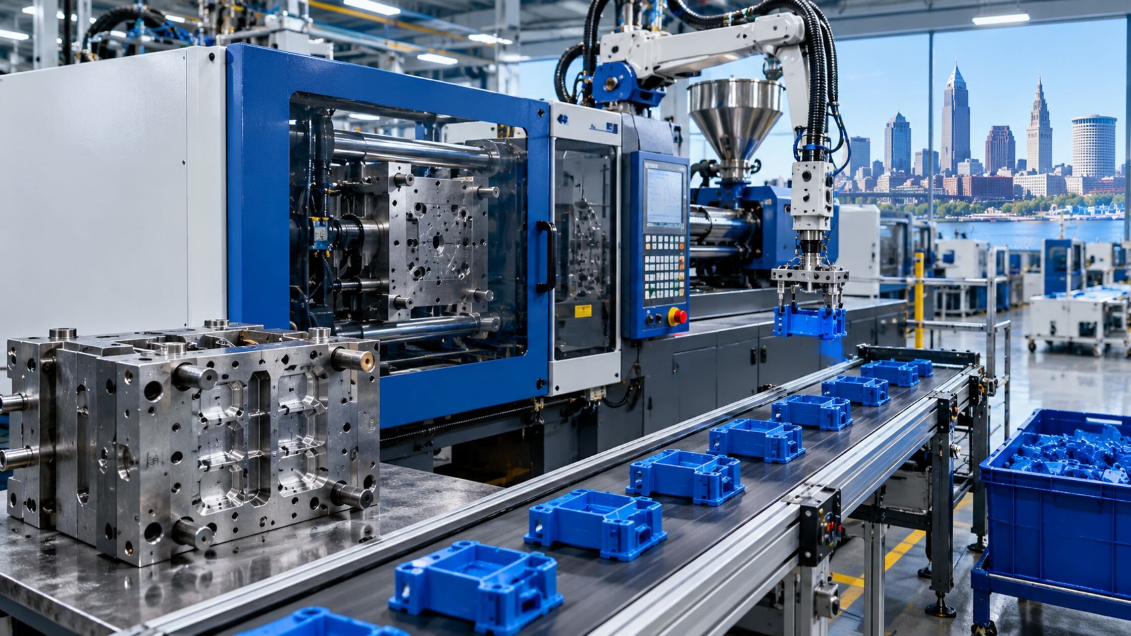 How Can Injection Molding in Cleveland Support High Volume Plastic Parts