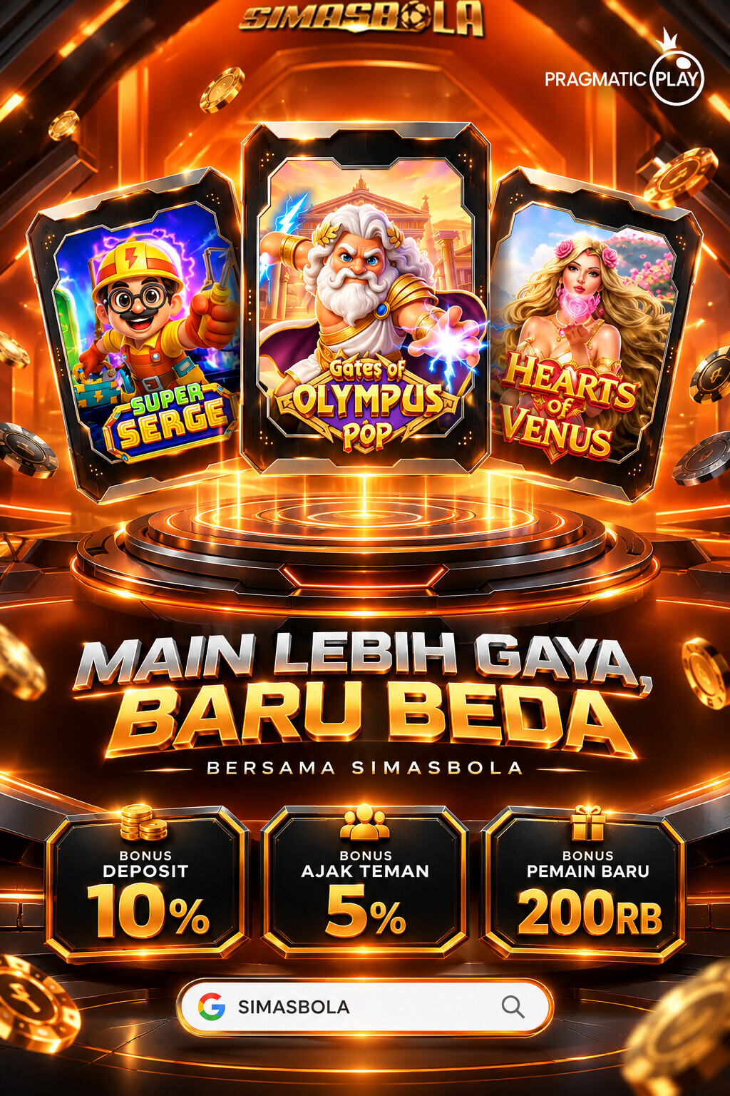 SIMASBOLA Slot Gacor Banner Utama