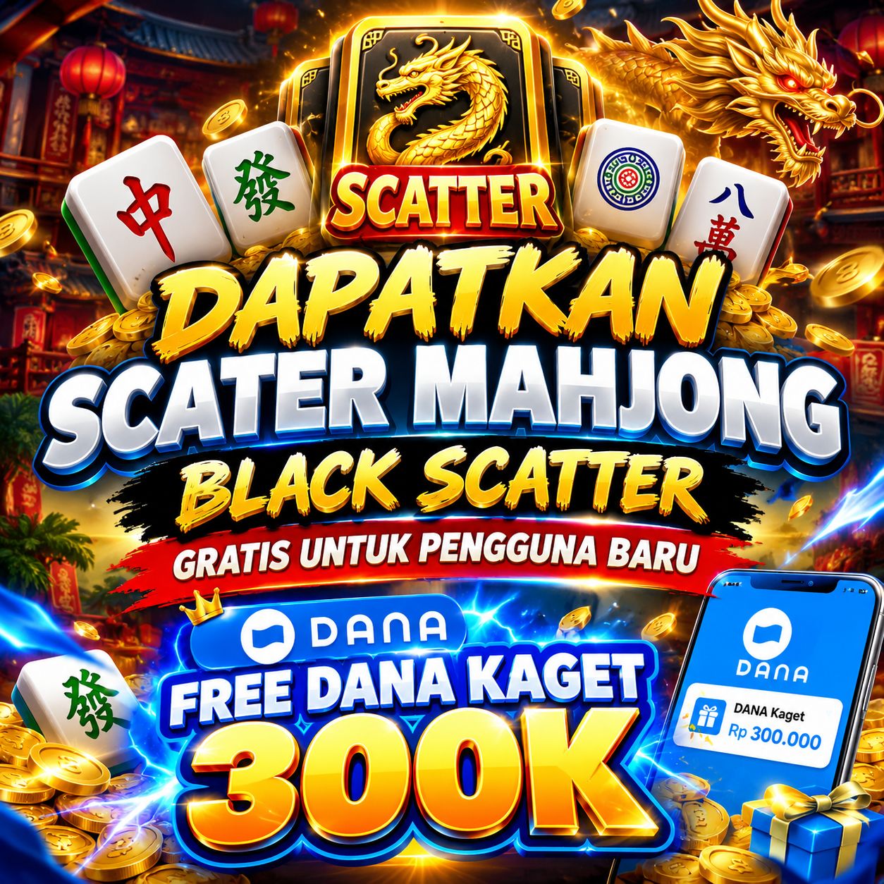 Banner Mahjong Black Scatter