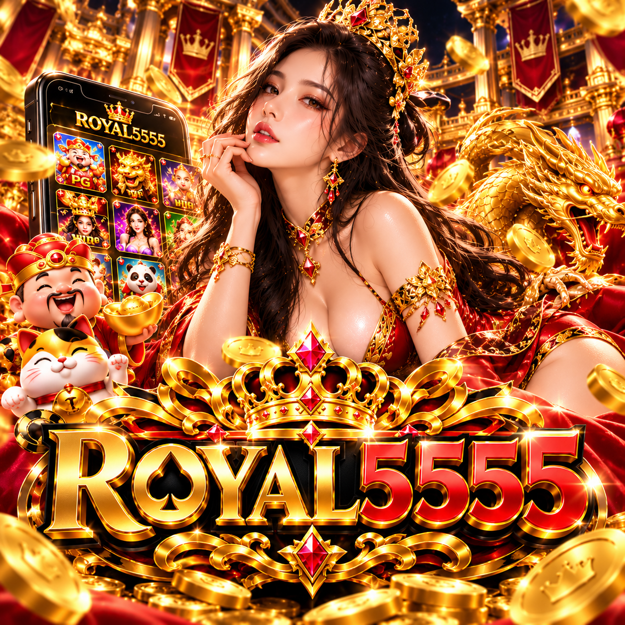 ROYAL5555 Front Black 